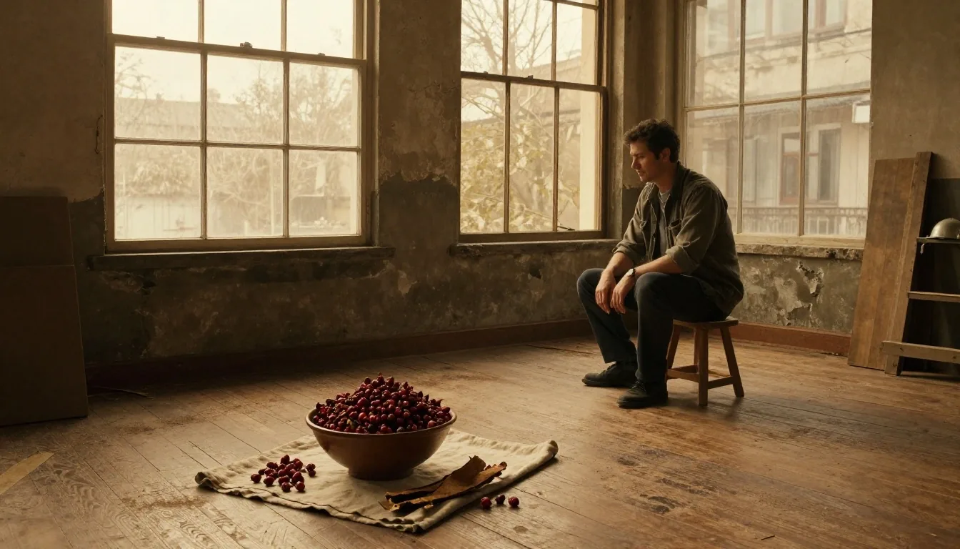Atelier de presse à l'heure dorée